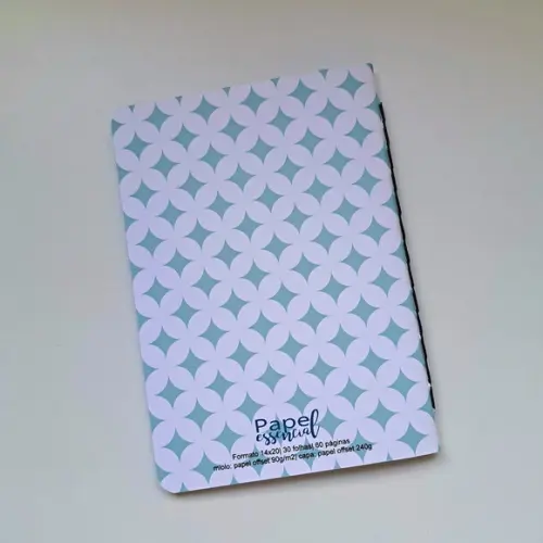 Caderno Tsuru Floral A5 + Adesivos