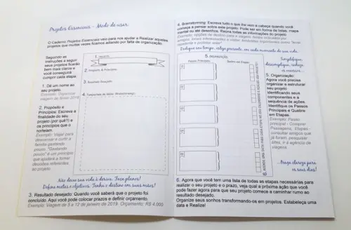 Caderno Projetos Essenciais A5 (p/Planner)