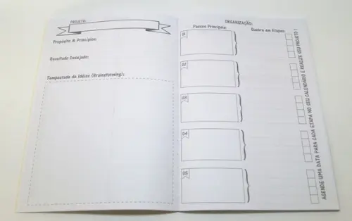 Caderno Projetos Essenciais A5 (p/Planner)