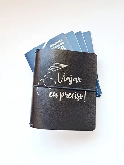 Porta-passaportes Familiar Decorado - até 6 Passaportes
