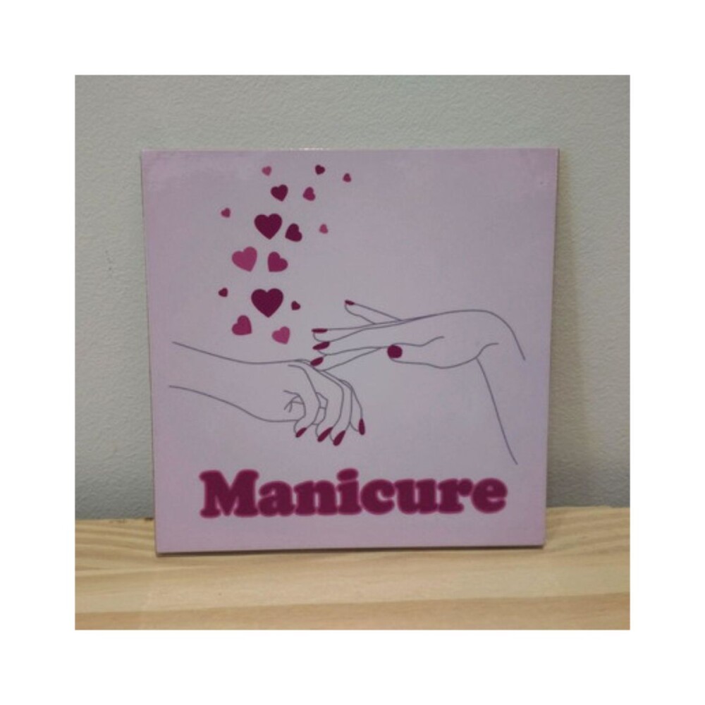 Porta copo/ ímã decorativo Manicure