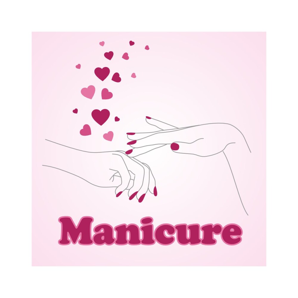Porta copo/ ímã decorativo Manicure