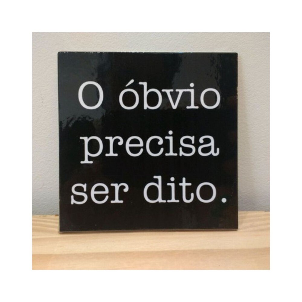 Porta copo/ímã decorativo Óbvio