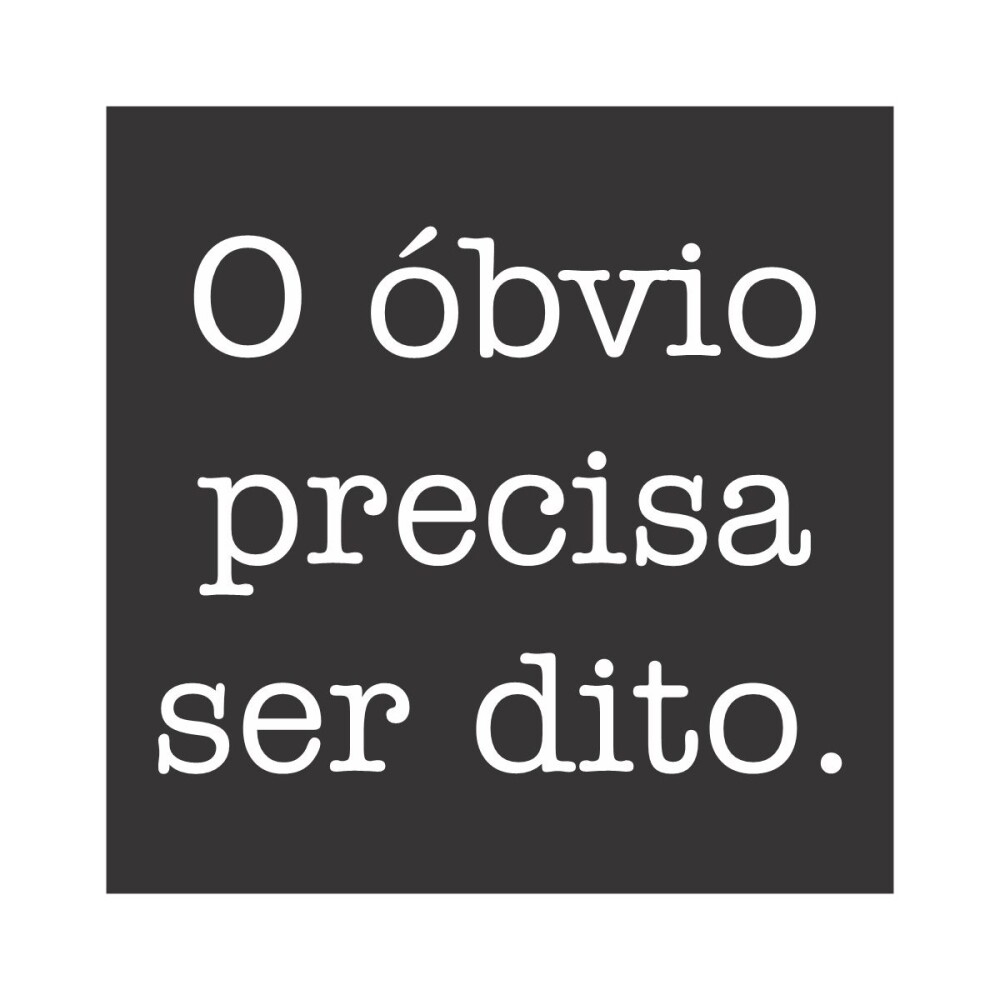 Porta copo/ímã decorativo Óbvio