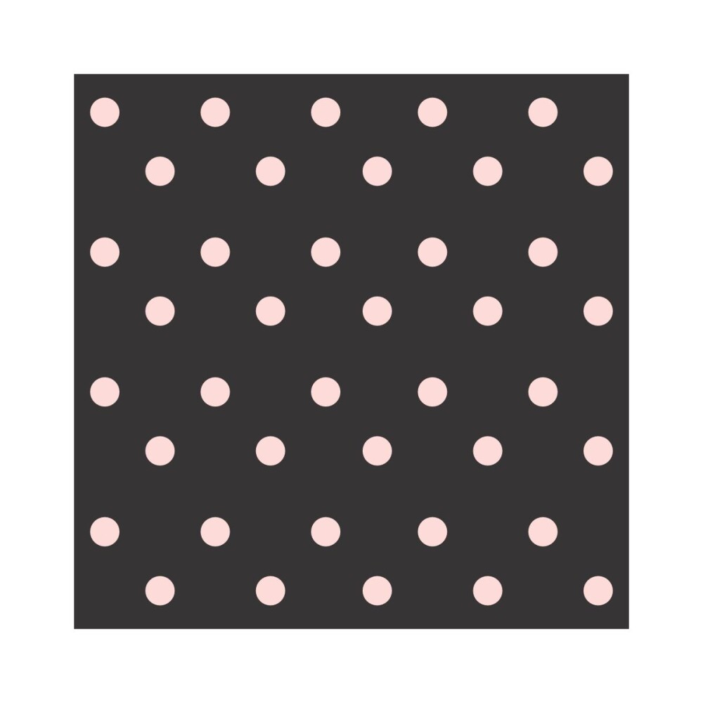 Porta copo/ímã decorativo poá rosa