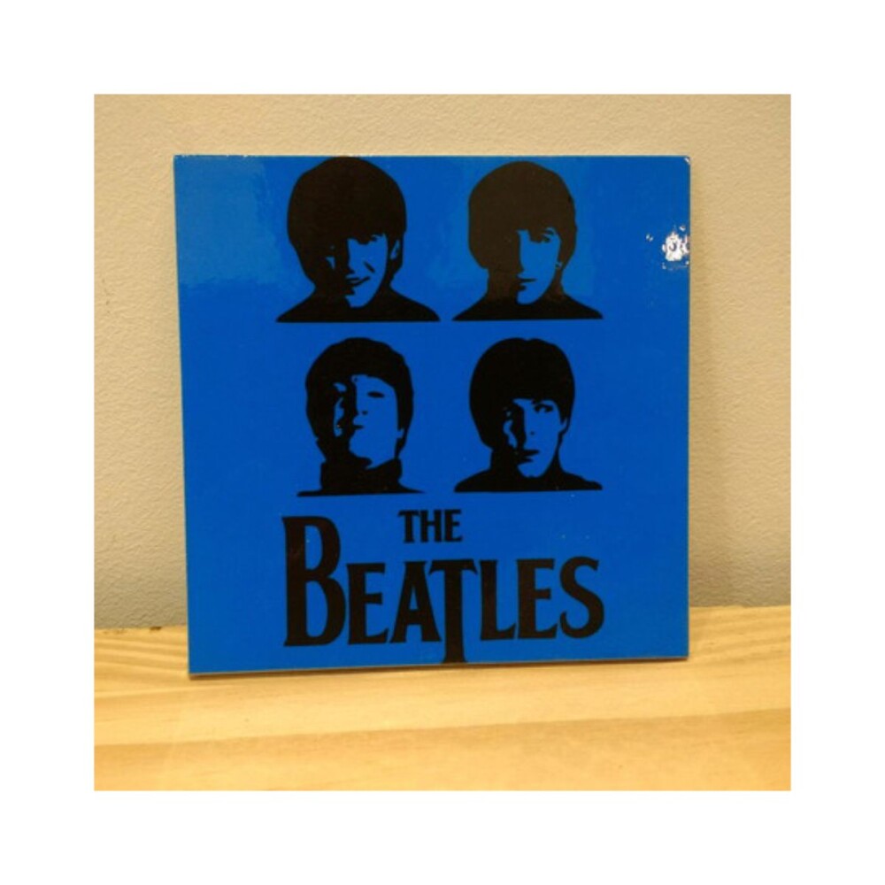 Porta copo/ímã decorativo Rock Azul