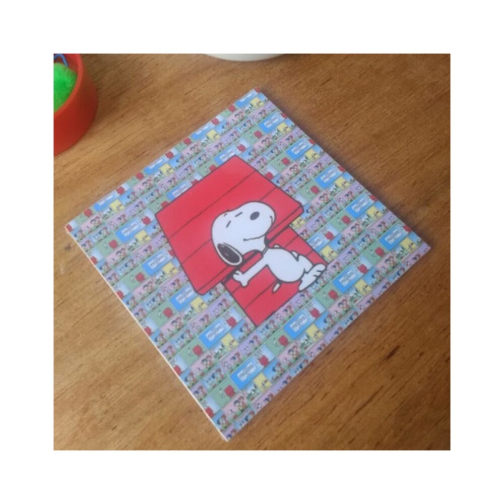 Porta copo/ímã decorativo Snoopy
