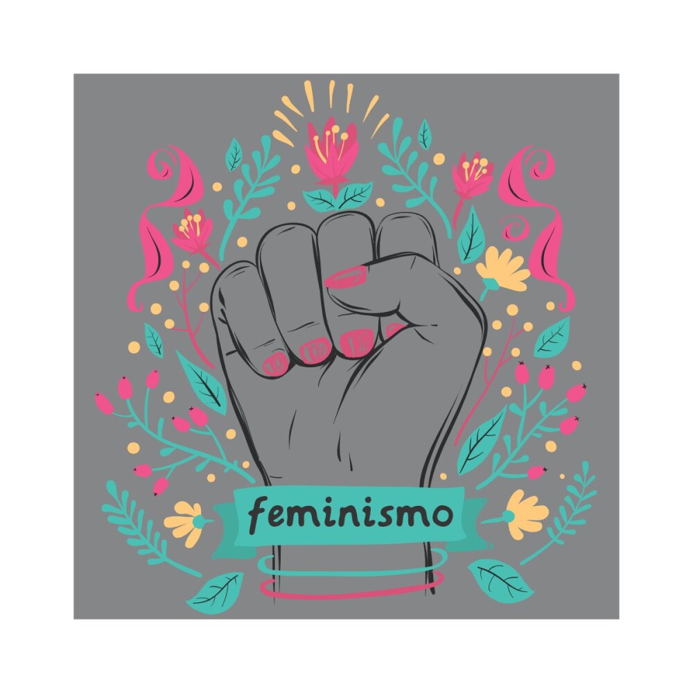 Porta copo/ímã decorativo Feminismo