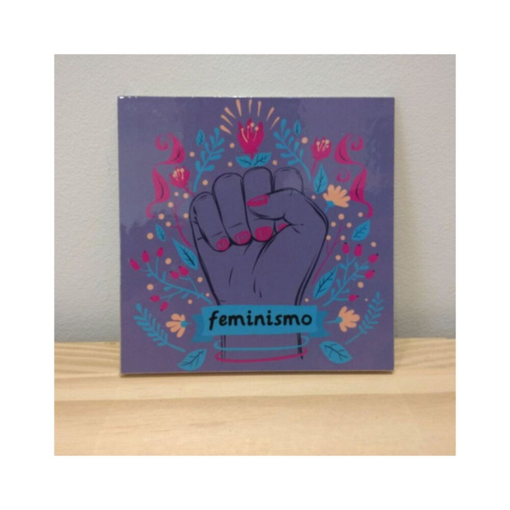 Porta copo/ímã decorativo Feminismo