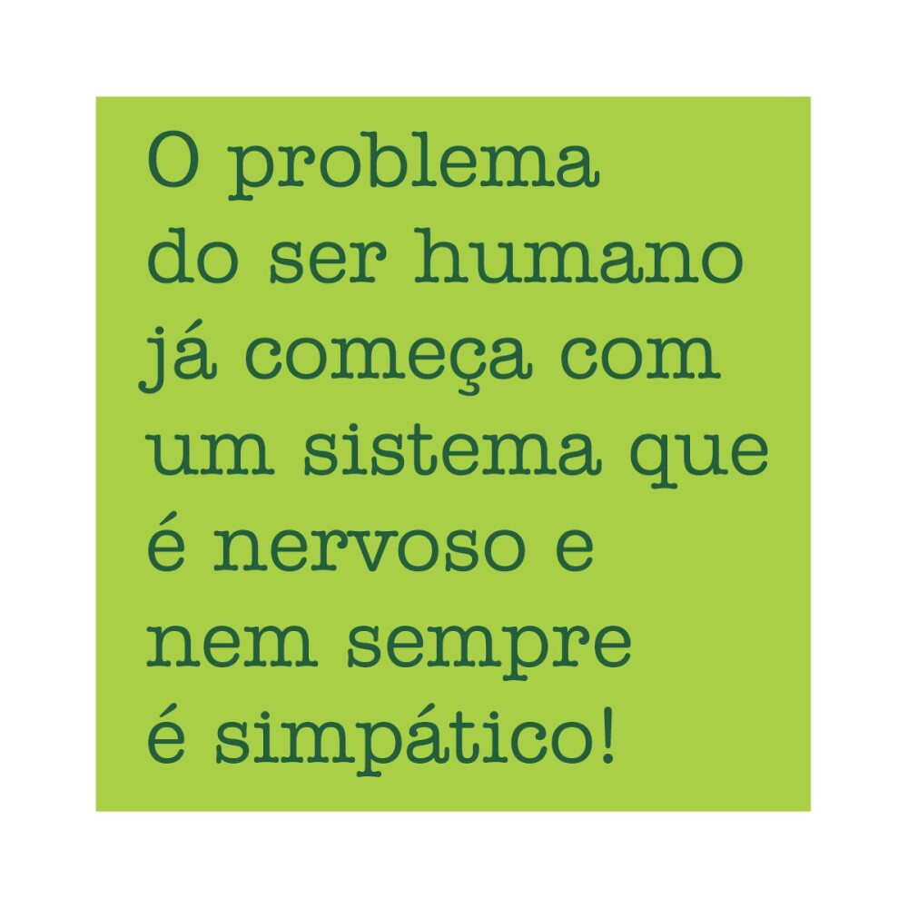 Porta copo/ ímã decorativo Ser humano nervoso