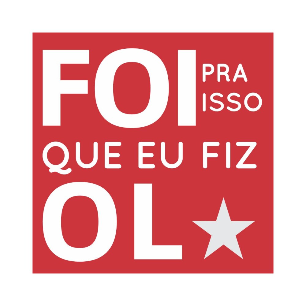 Porta copo/ ímã decorativo Foi pra isso que eu fiz o L