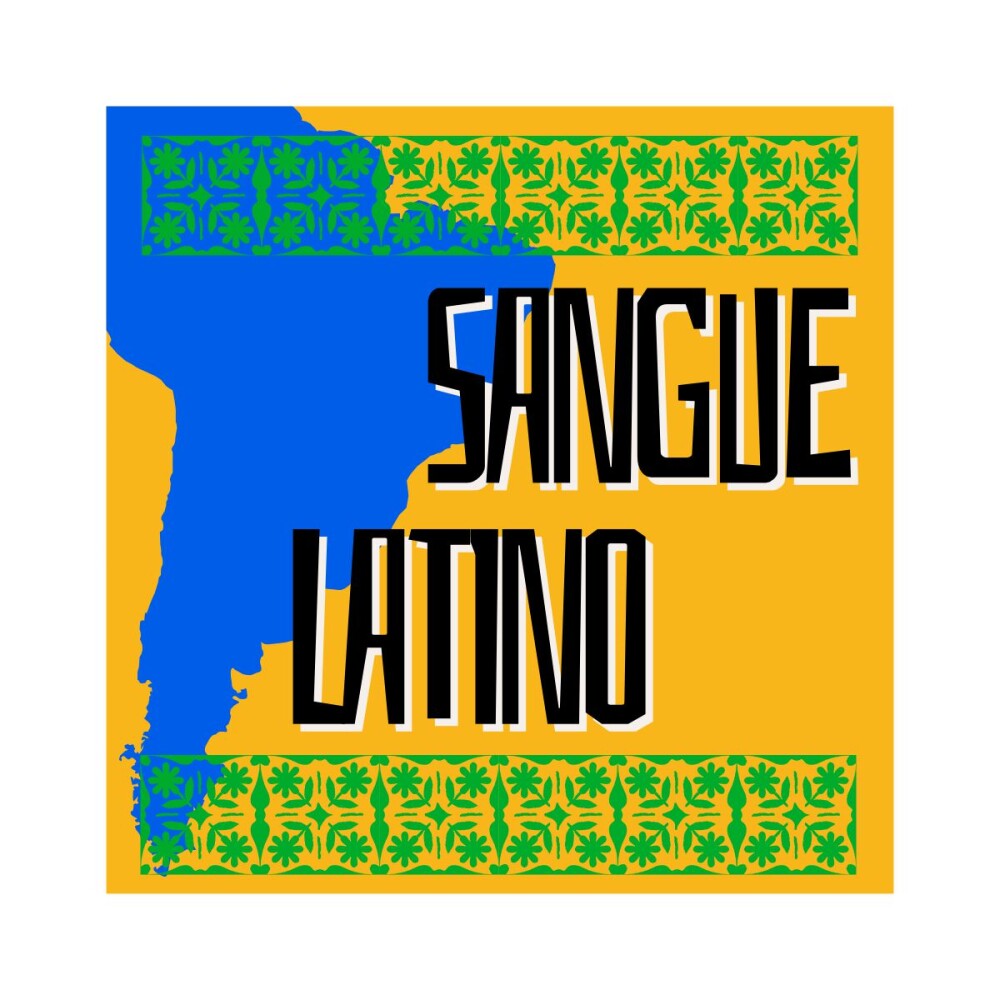 Porta copo/ ímã decorativo Sangue latino