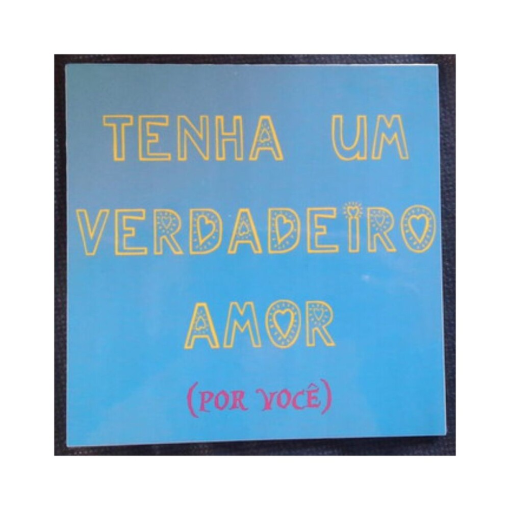 Porta copo/ímã decorativo Verdadeiro amor