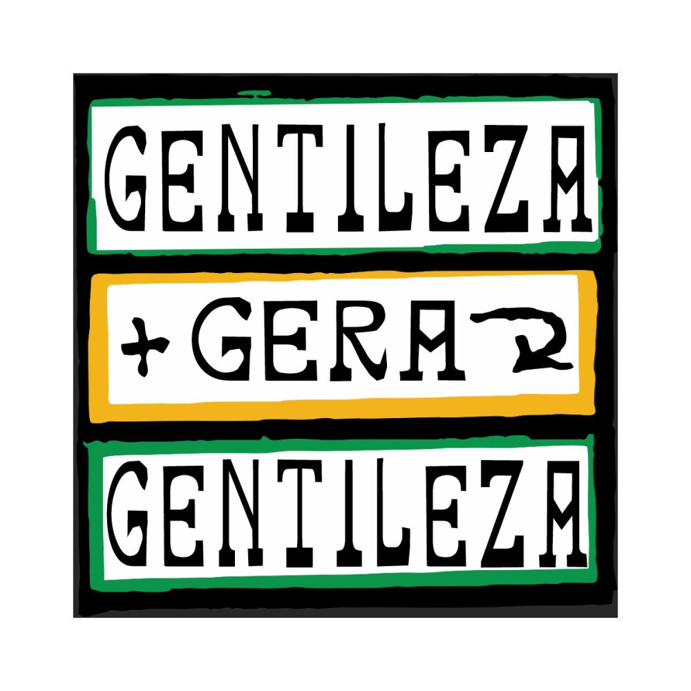 Porta copo/ ímã decorativo Gentileza