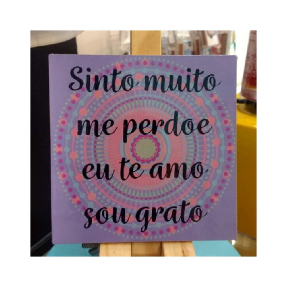 Porta copo/ ímã decorativo Oponopono