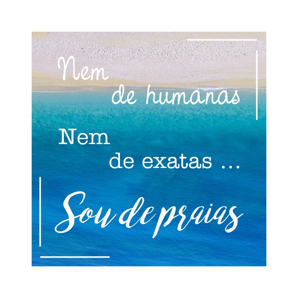 Porta copo/ ímã decorativo Sou de praias