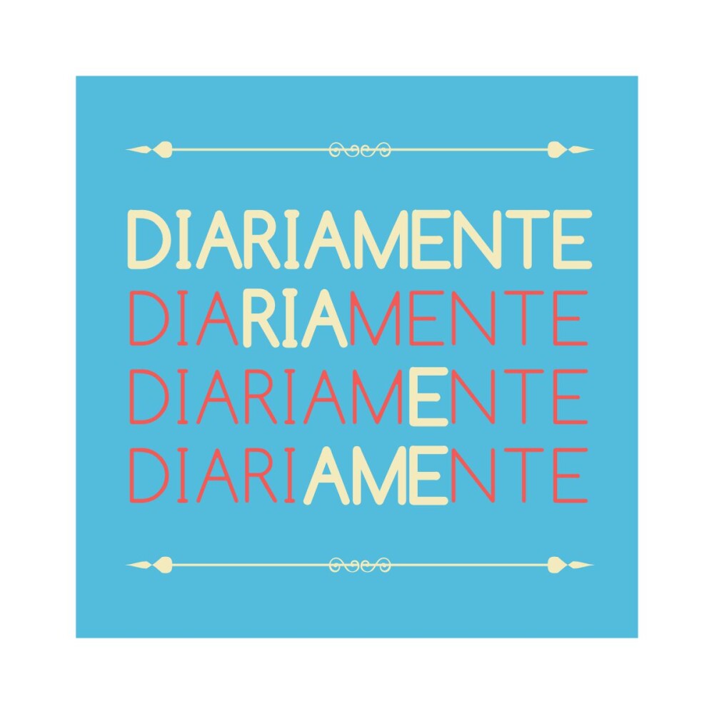 Porta copo/ ímã decorativo Diariamente