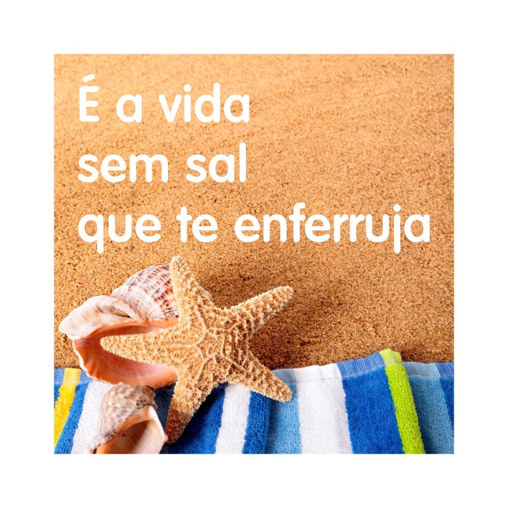Porta copo/ ímã decorativo É a vida sem sal que te enferruja