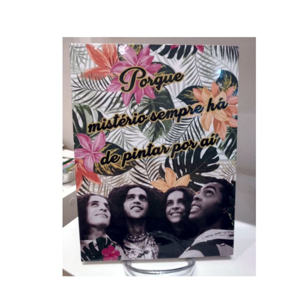 Placa decorativa 15x20 cm Tropicalismo