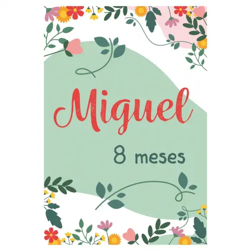 Arquivo Digital Tamanho A3 - Painel tema Primavera