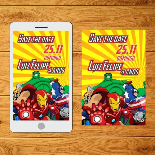 Save the date Vingadores