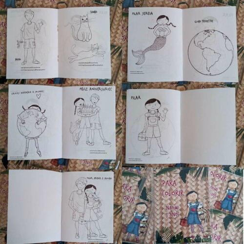 Livro para Colorir - Pilar na Amazônia