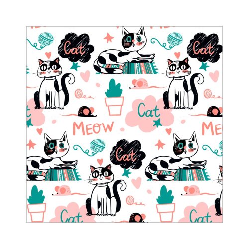 Porta copo/ íma decorativo Gato Meow