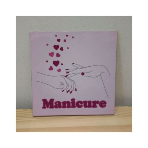 Porta copo/ ímã decorativo Manicure