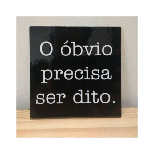 Porta copo/ímã decorativo Óbvio