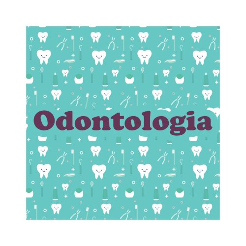 Porta copo/ímã decorativo Odontologia