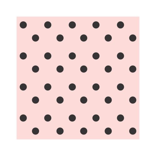 Porta copo/ímã decorativoo Poá preto