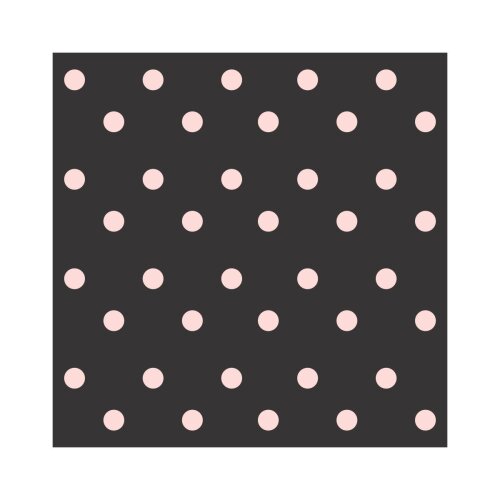 Porta copo/ímã decorativo poá rosa