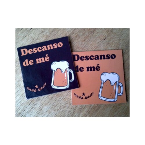 Jogo de Porta copo/ímã decorativo Descanso de Mé