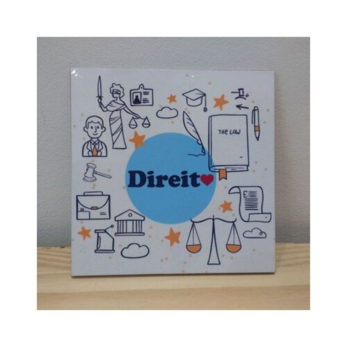 Porta copo/ímã decorativo Direito