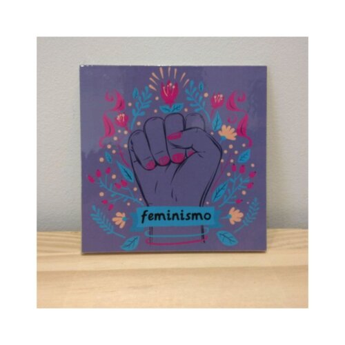 Porta copo/ímã decorativo Feminismo