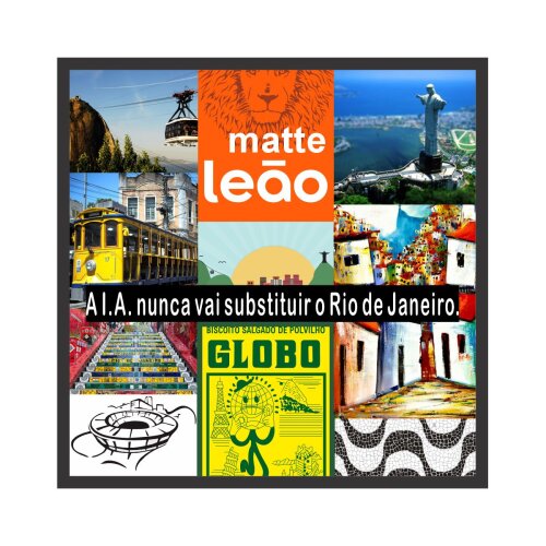 Porta copo/ ímã decorativo I.A. Rio de Janeiro