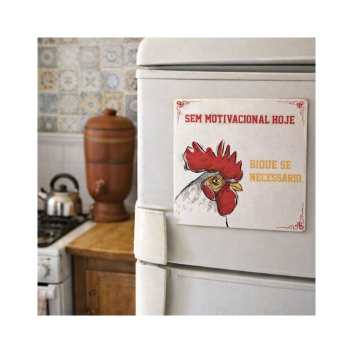 Porta copo/ ímã decorativo Motivacional