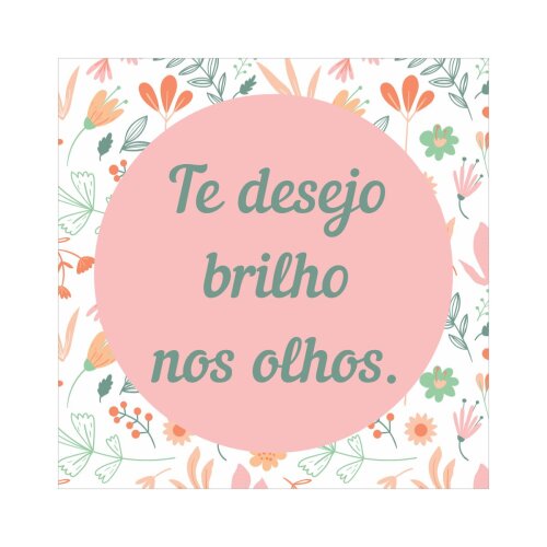 Porta copo/ ímã decorativo Brilho nos olhos