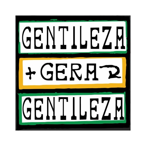Porta copo/ ímã decorativo Gentileza