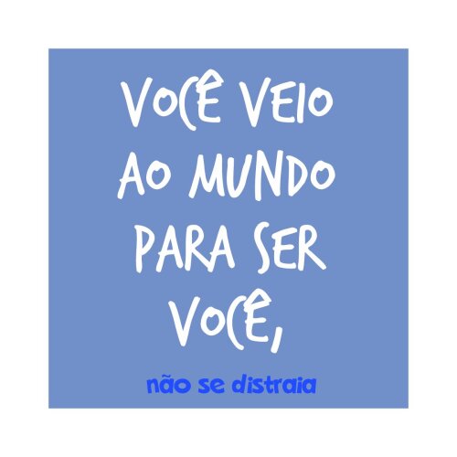 Porta copo/ ímã decorativo Não se Distraia