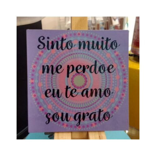 Porta copo/ ímã decorativo Oponopono