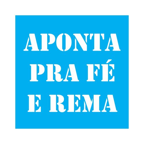 Porta copo/ ímã decorativo Aponta pra fé