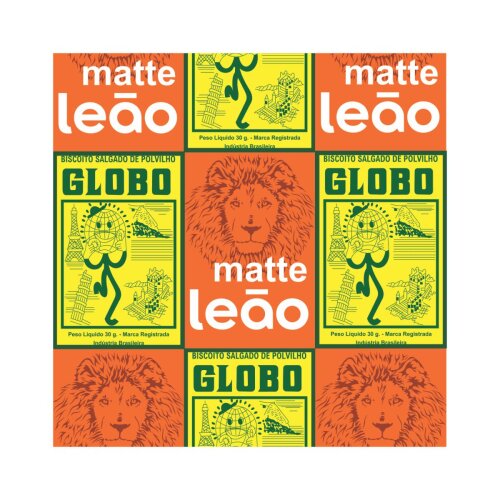 Porta copo/ ímã decorativo Biscoito Globo/Matte Leão