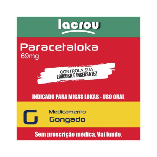Porta copo/ ímã decorativo Paracetaloka