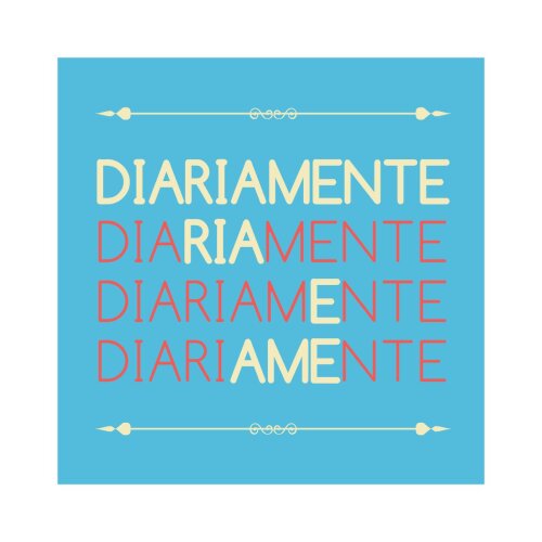 Porta copo/ ímã decorativo Diariamente