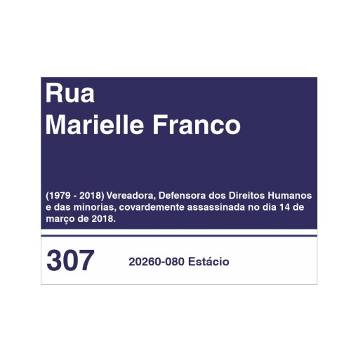Placa decorativa 15x20 cm Marielle
