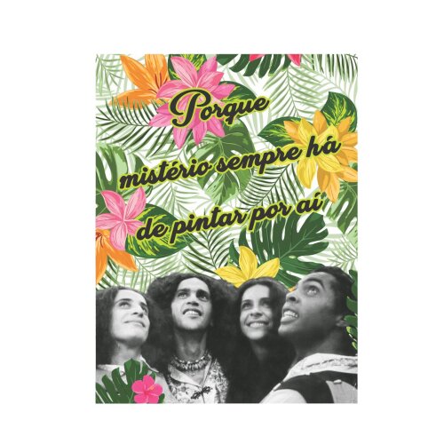 Placa decorativa 15x20 cm Tropicalismo