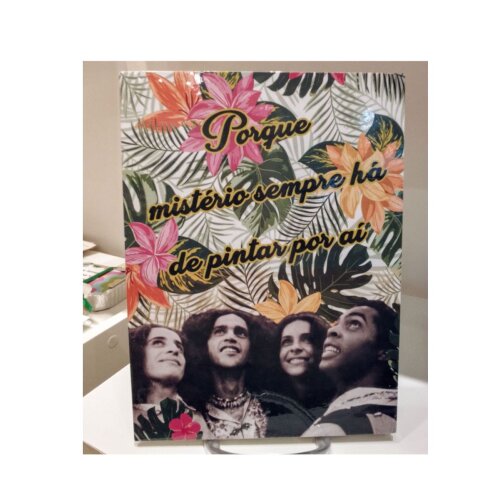 Placa decorativa 15x20 cm Tropicalismo