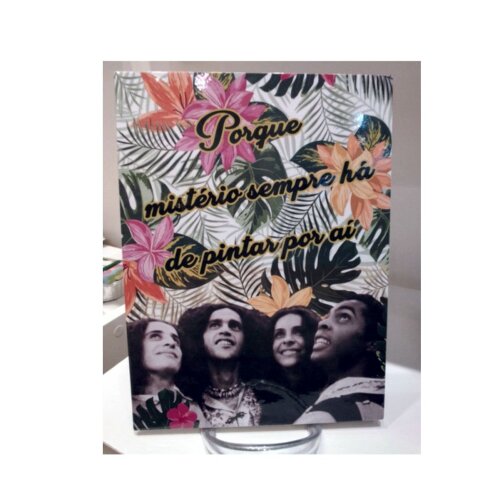 Placa decorativa 15x20 cm Tropicalismo