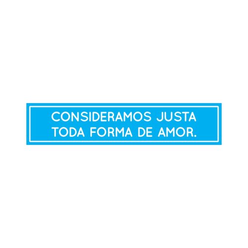 Placa decorativa 6x28 cm Toda forma de amor